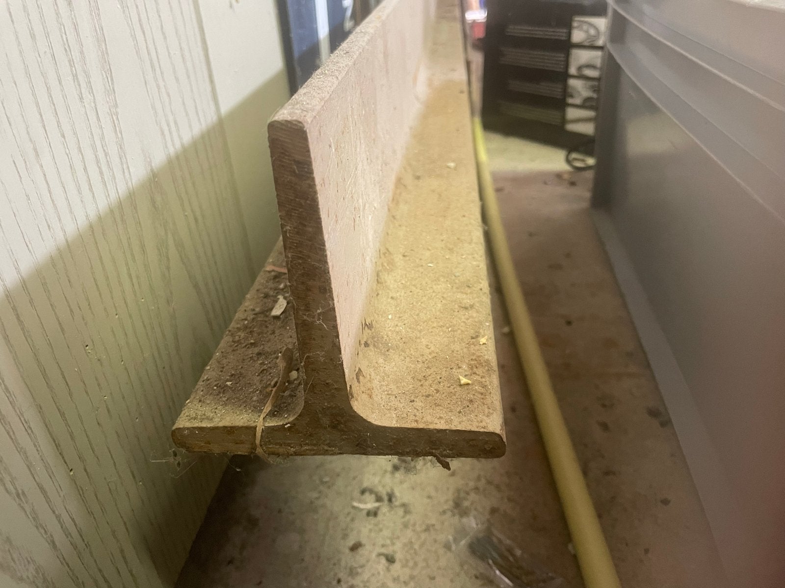 IJzeren balk 12x12cm, 320cm lengte, Doe-het-zelf en Verbouw, Metalen, Ophalen of Verzenden, Gebruikt, IJzer