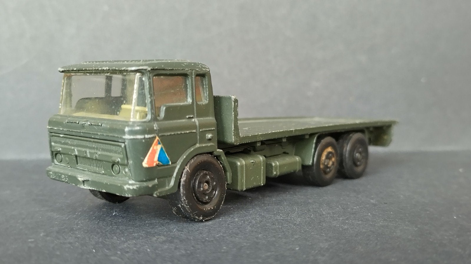 Daf 2000 leger Matchbox Superkings Pol, Gebruikt, Verzenden, ., Bus of Vrachtwagen