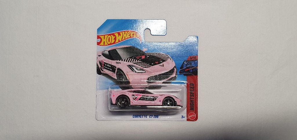Hot Wheels Corvette C7 ZO6 pink, Ophalen of Verzenden, Nieuw, Auto