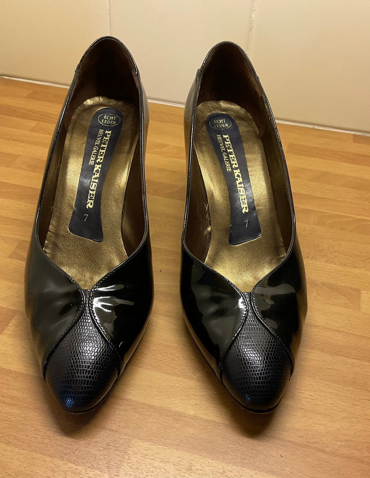 Schoenen maat 41 (Peter Kaiser), Ophalen of Verzenden, Zo goed als nieuw, Zwart
