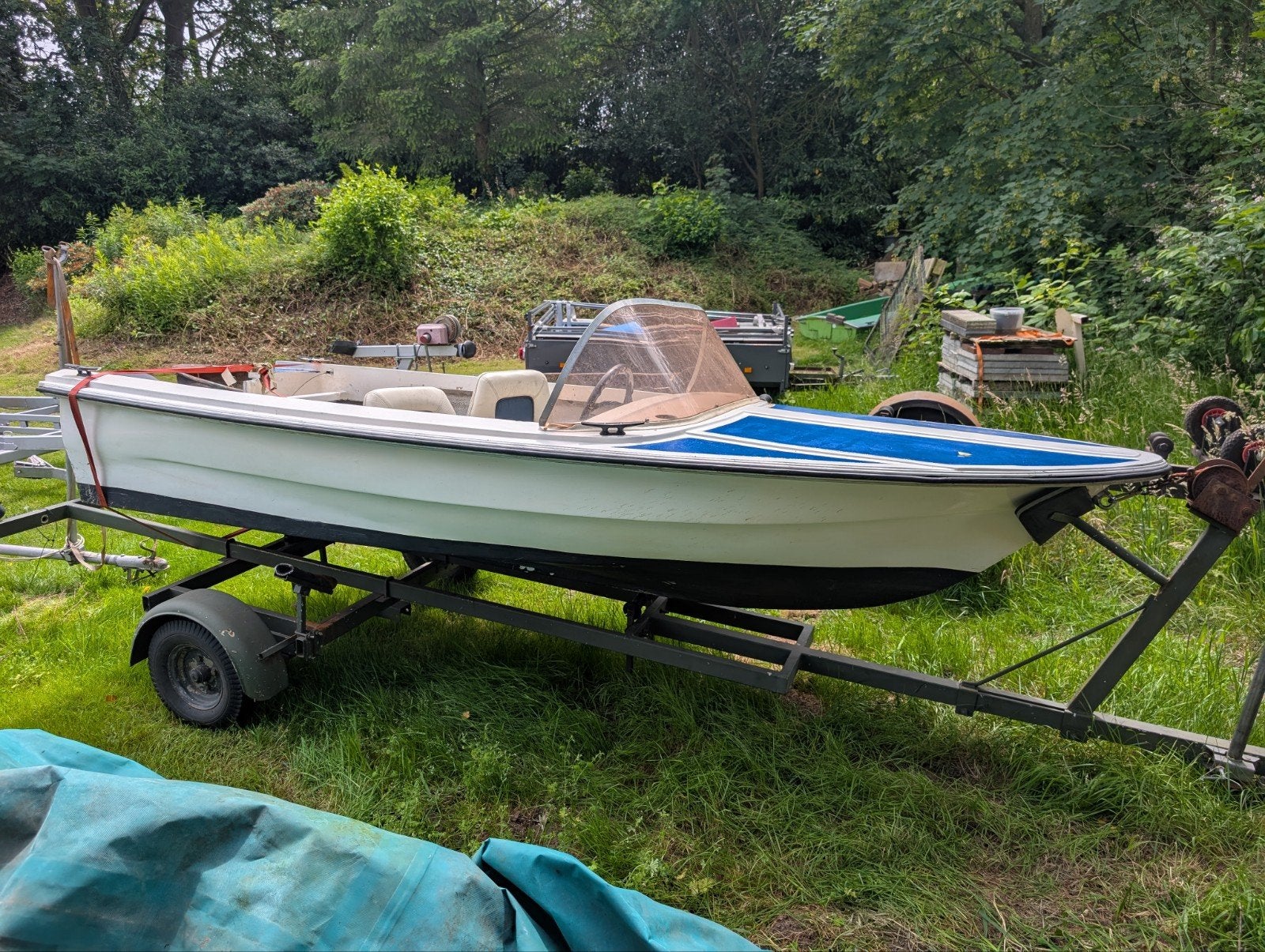 Placom 360 Speedboot inclusief trailer  , boot, Watersport en Boten, Bootonderdelen, Ophalen