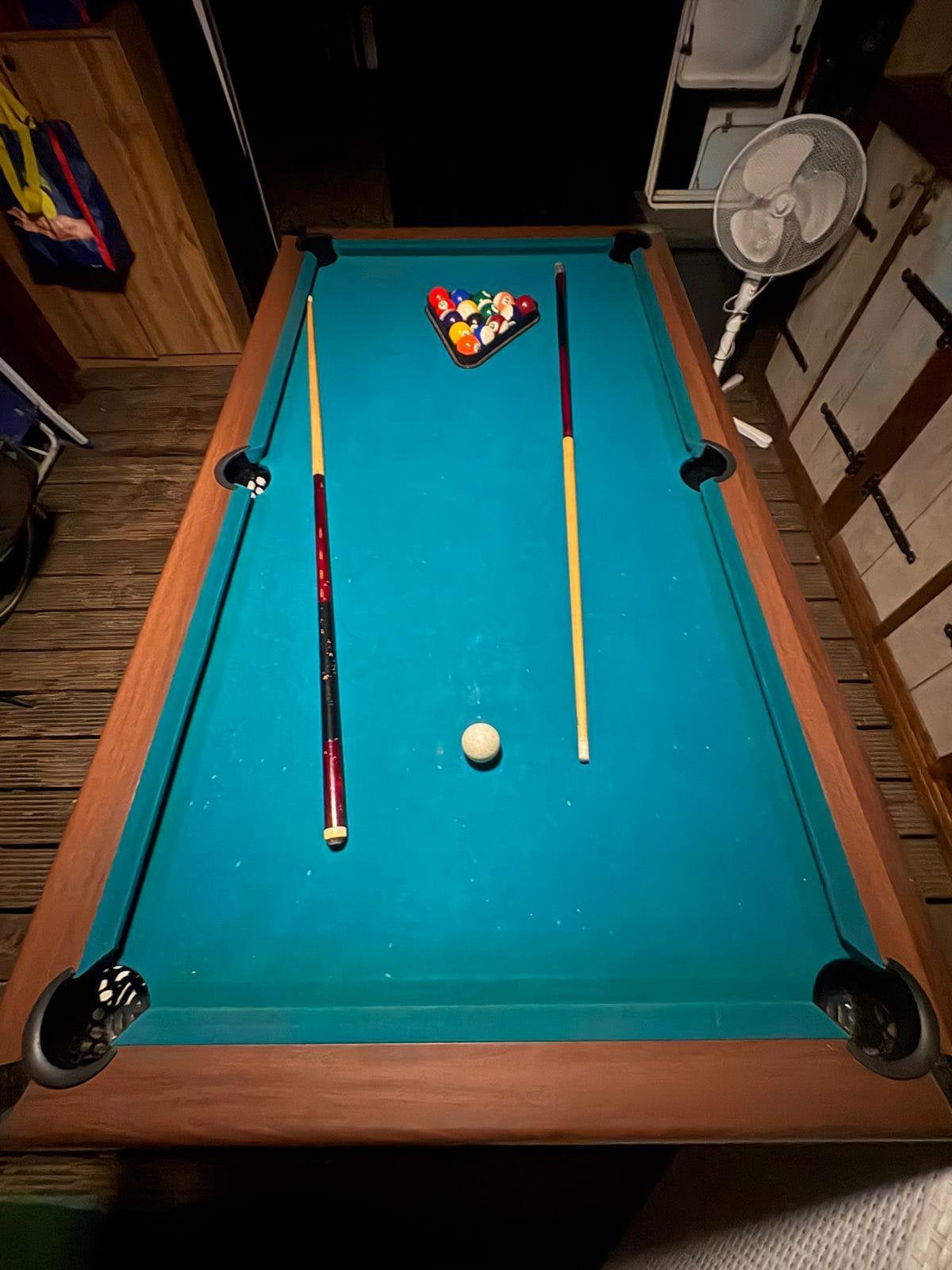 Pooltafel compleet, Sport en Fitness, Biljarten en Poolen, Ophalen, Zo goed als nieuw, Pooltafel