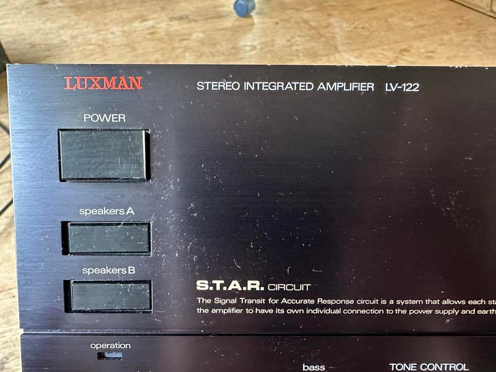 Luxman LV-122 Stereo Geïntegreerde Versterker, Overige merken, Gebruikt, Ophalen of Verzenden, 60 tot 120 watt