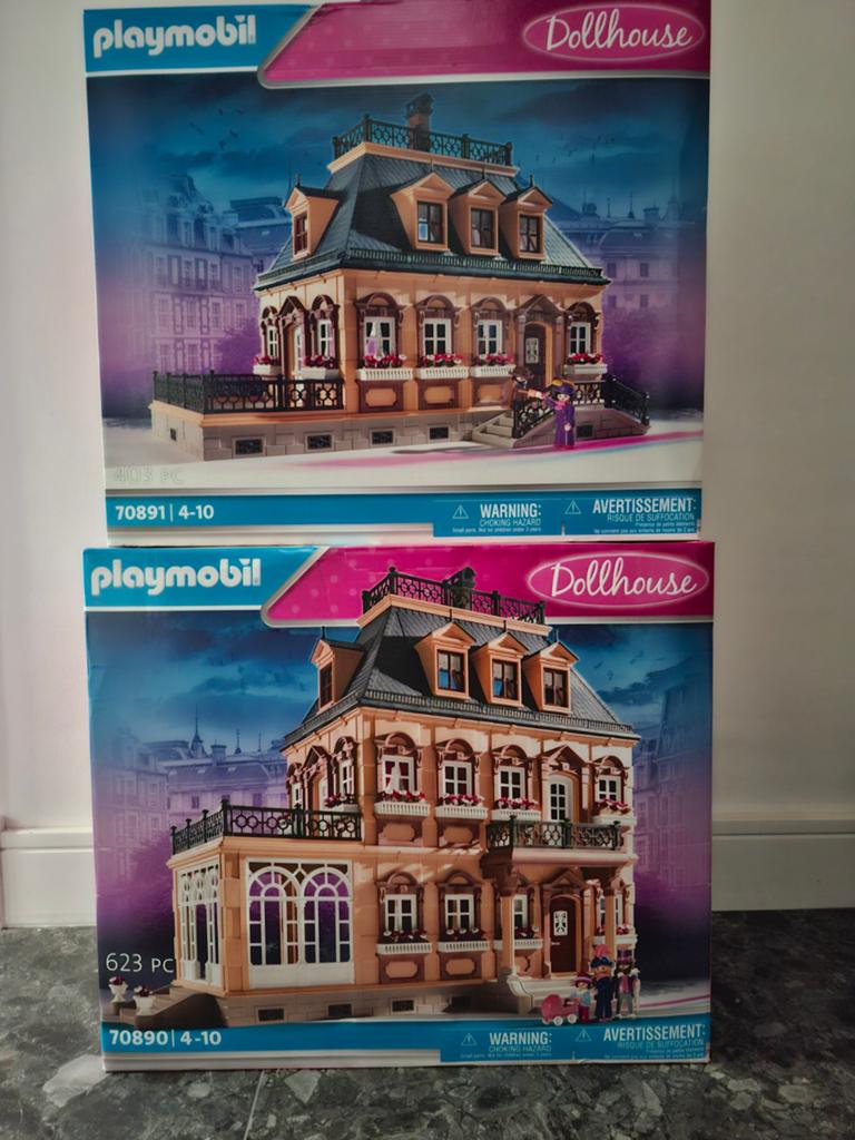 Playmobil nostalgische huizen sets 70891 en de grote 70890, Kinderen en Baby's, Speelgoed | Playmobil, Ophalen of Verzenden, Nieuw
