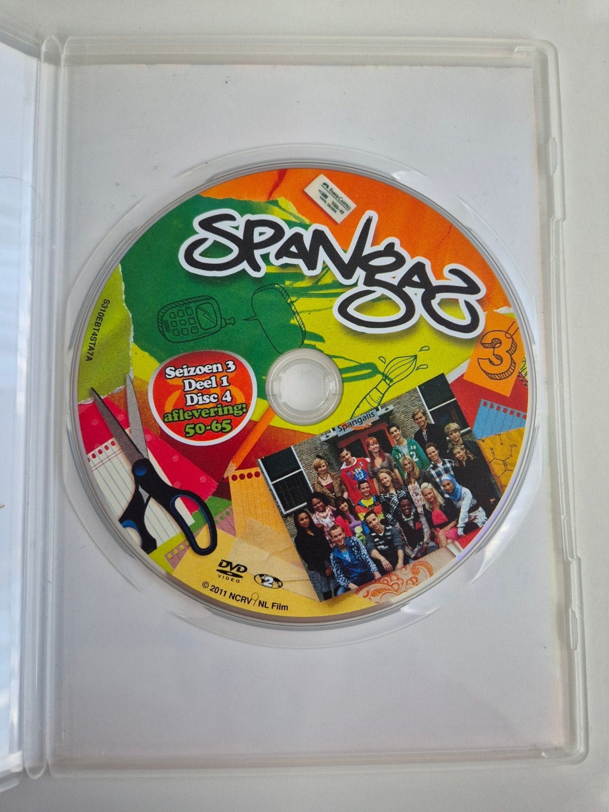SpangaS - Seizoen 3 Deel 1  disk 4(DVD), Gebruikt, Alle leeftijden, Inclusief doosje, Drama