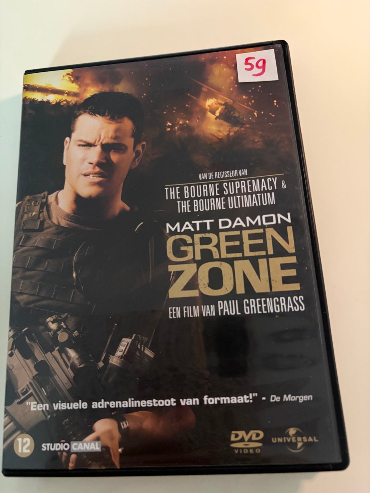 Green zone Matt Damon, Nederlands, Engels, Inclusief doosje, Actiethriller