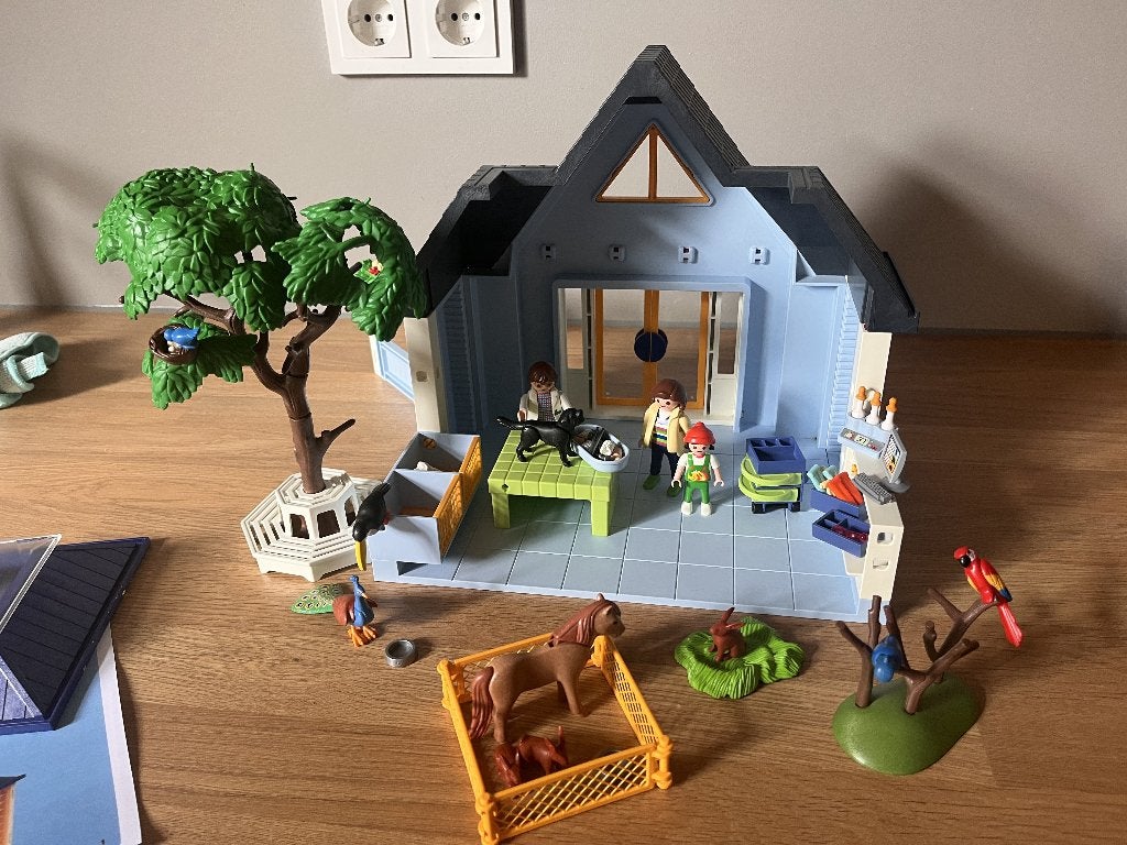 PLAYMOBIL 4343 Dierenkliniek bijna compleet, Kinderen en Baby's, Speelgoed | Playmobil, Gebruikt, Gebouw, Complete set, Ophalen of Verzenden