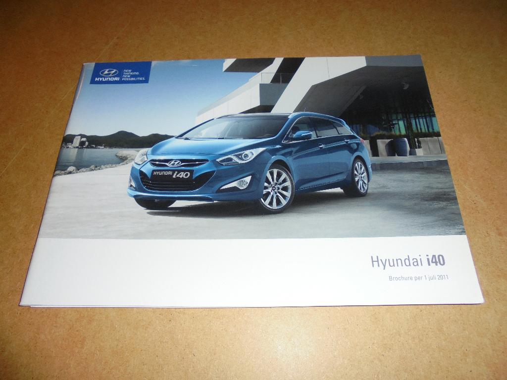 brochure Hyundai i40  2012, Ophalen of Verzenden, Nieuw, Overige merken