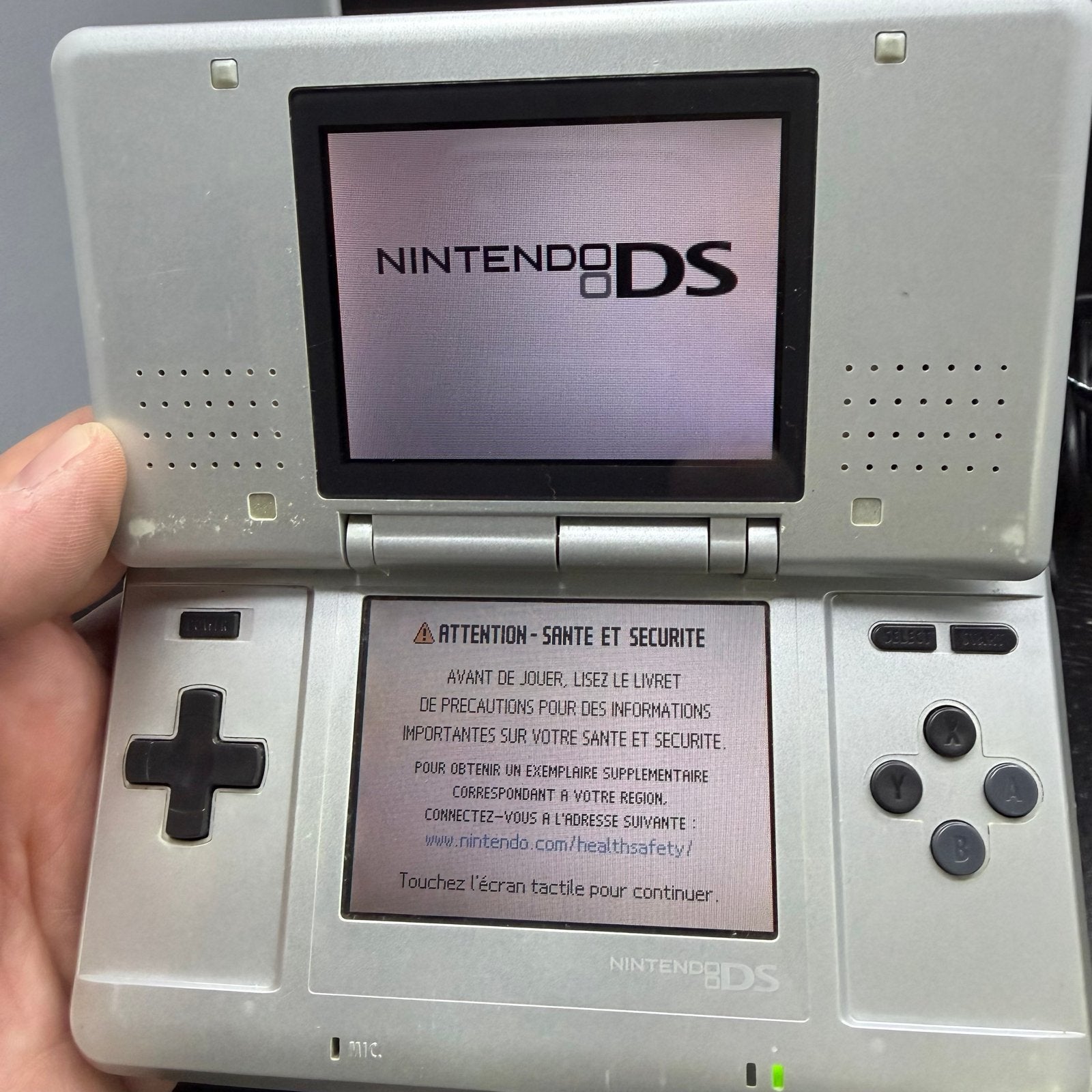 Nintendo DS Phat - Werkt perfect met lader en stylus, A, Ophalen of Verzenden, D, S