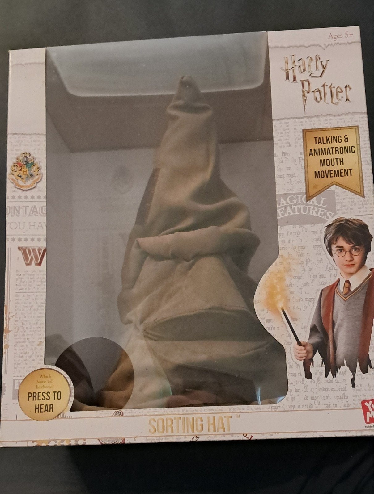 Harry Potter Sorteerhoed - Spreekt en Beweegt, Verzamelen, Harry Potter, Ophalen of Verzenden, Nieuw, Replica