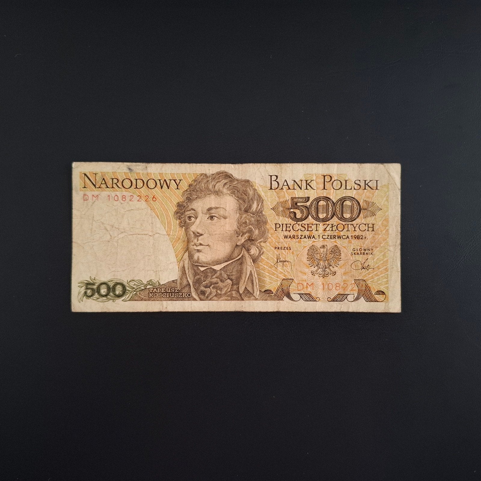500 zloty Polen #036, Postzegels en Munten, Verzenden, Polen, Los biljet