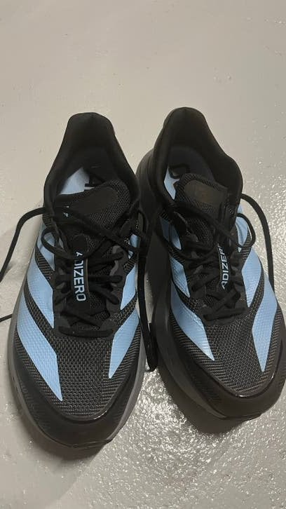 Adidas Adizero Boston 13 maat 42 2/3, Ophalen of Verzenden, Zo goed als nieuw, Sportschoenen, Zwart