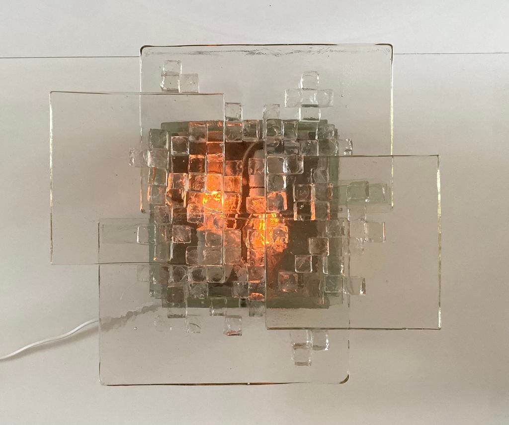 Vintage Poliarte wandlamp (40 X 45 cm), Poliarte, Ophalen of Verzenden, Nvt, Nvt