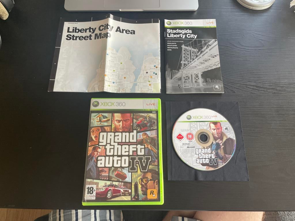 Grand Theft Auto IV (GTA 4) Xbox 360 - Compleet, Avontuur en Actie, Online, Gebruikt, Vanaf 18 jaar