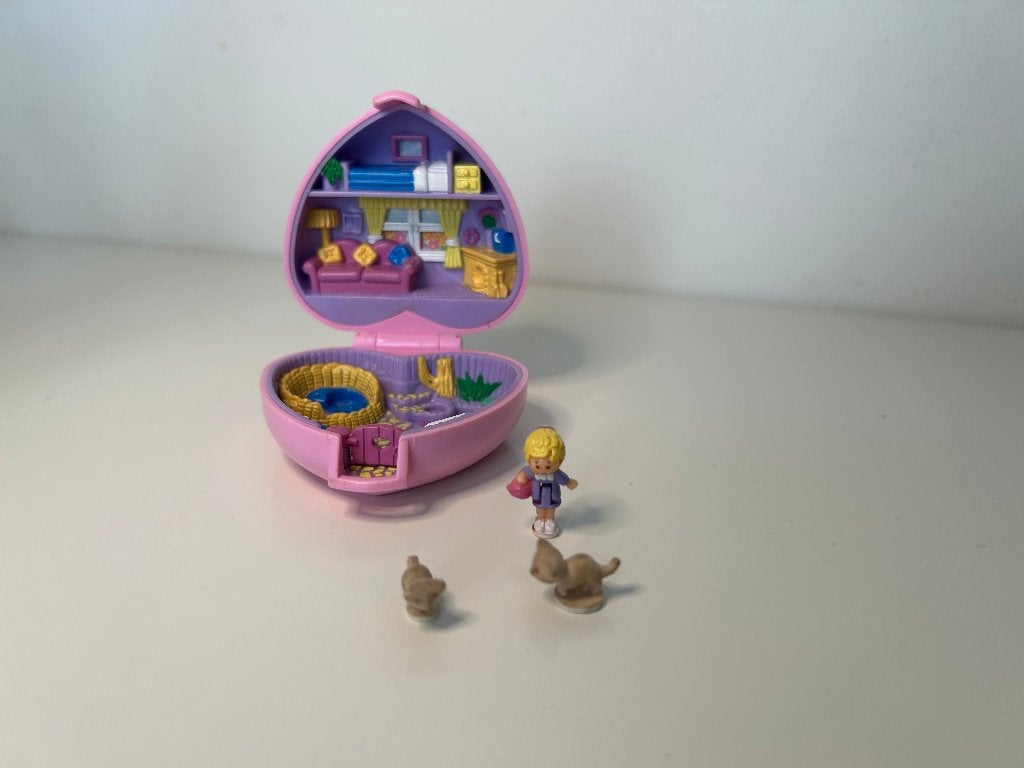 Vintage Polly Pocket Polly and her Kittens 1993, Ophalen of Verzenden, Gebruikt