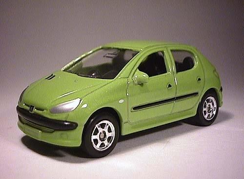 Peugeot 206, Welly 2231, Ophalen of Verzenden, Zo goed als nieuw, Auto