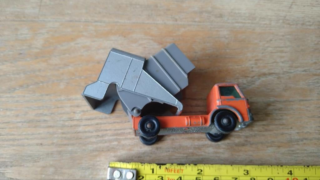 Matchbox refuse truck vuilniswagen nr 7 lesney, Ophalen of Verzenden, Gebruikt, Bus of Vrachtwagen, Lesney