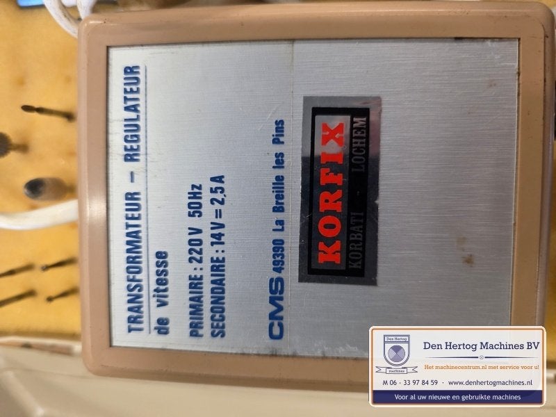 Graveer KORFIX Transformateur-Regulateur in opbergdoos, Ophalen