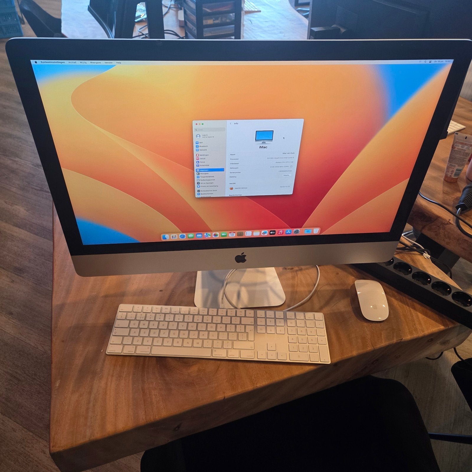 iMac 27" Retina 5K (2017) | i5 3.5GHz | 8GB RAM | Radeon Pro, Computers en Software, Ophalen, Gebruikt, 8 GB, IMac