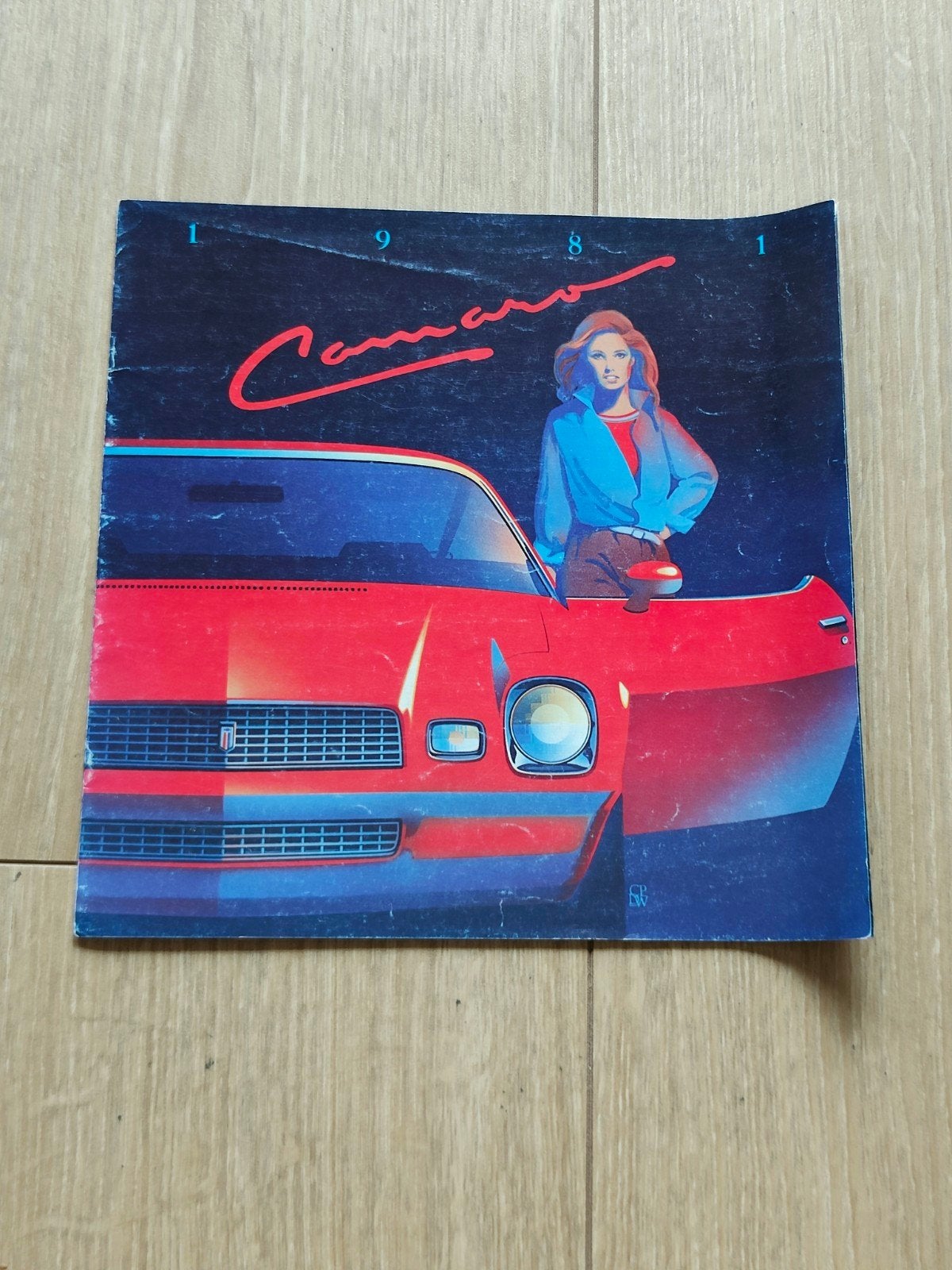 Autofolder Chevrolet Camaro 1981, Ophalen of Verzenden, Zo goed als nieuw, Chevrolet