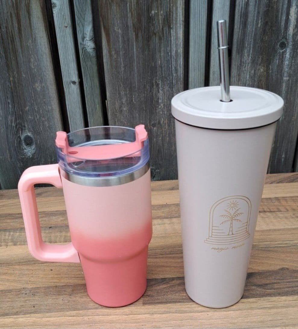 RVS Drinkbekers, Ophalen, Gebruikt, Drinkfles