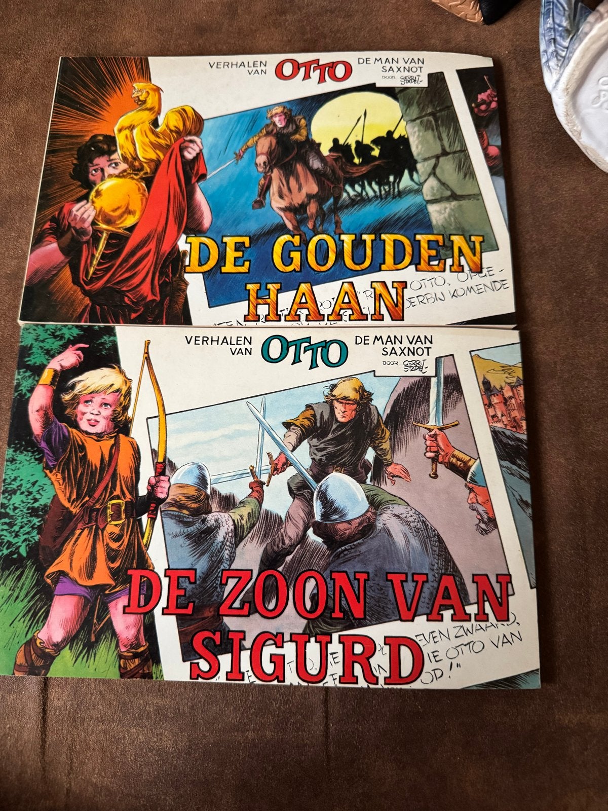 Otto stripboeken: De Gouden Haan & De Zoon van Sigurd, Boeken, Meerdere stripboeken, Ophalen of Verzenden