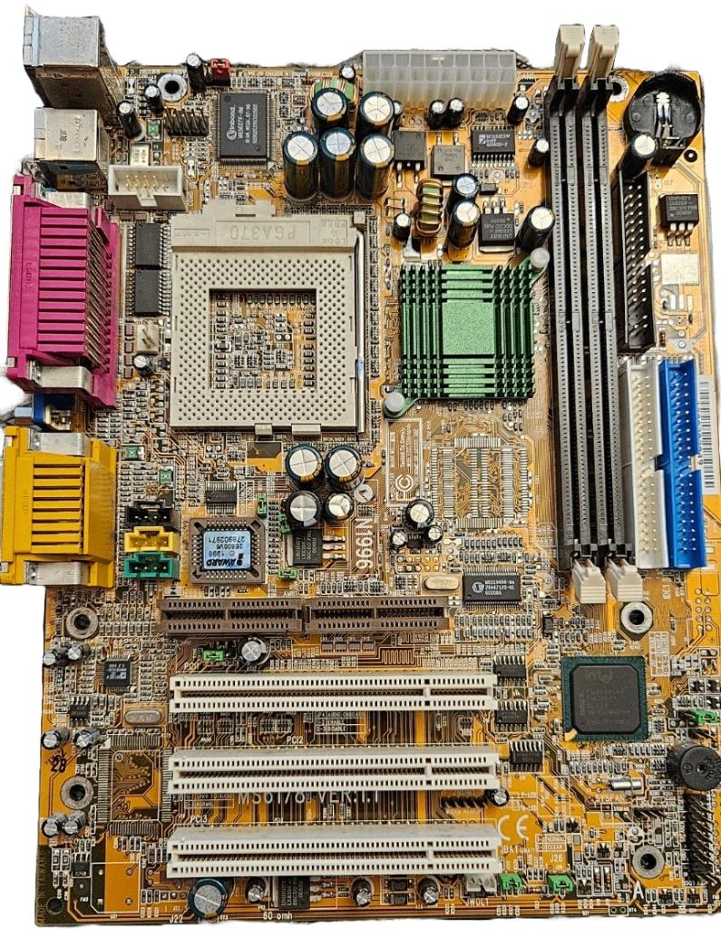 MSI MS6178 S370 SDRAM PCI mATX Pentium 3 667Mhz CPU, Computers en Software, Ophalen of Verzenden