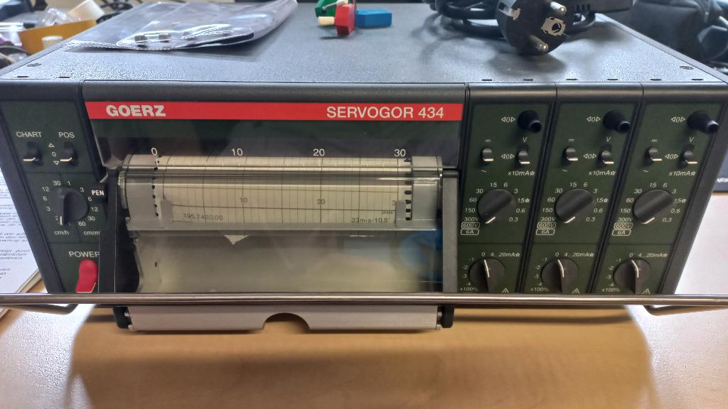 ABB METRAWATT GOERZ SERVOGOR 434 schrijver, Doe-het-zelf en Verbouw, Meetapparatuur, Ophalen of Verzenden, Gebruikt, Overige meters