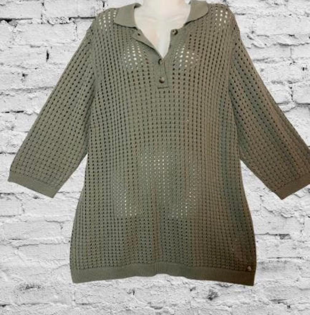 No Secret Aparte voorjaars trui 50, Kleding | Dames, Grote Maten, Verzenden, Zo goed als nieuw, Trui of Vest
