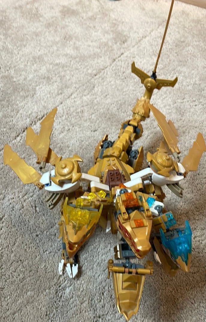 Lego ninjago gouden draak 71774, Ophalen of Verzenden, Zo goed als nieuw