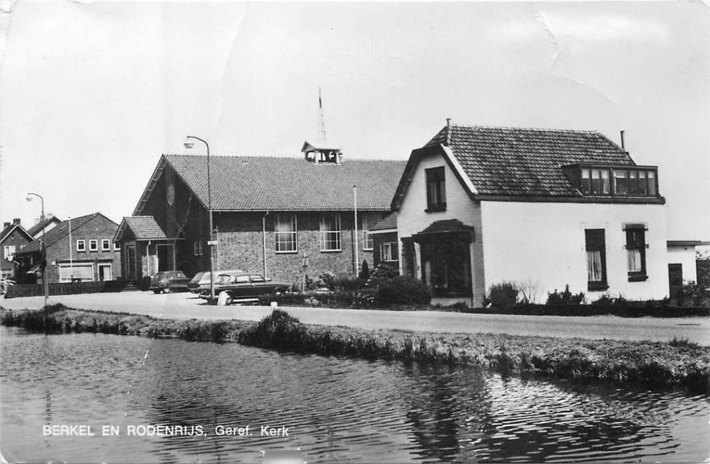 381-092-001 Berkel en Rodenrijs Geref. Kerk, Verzenden, Voor 1920, Zuid-Holland