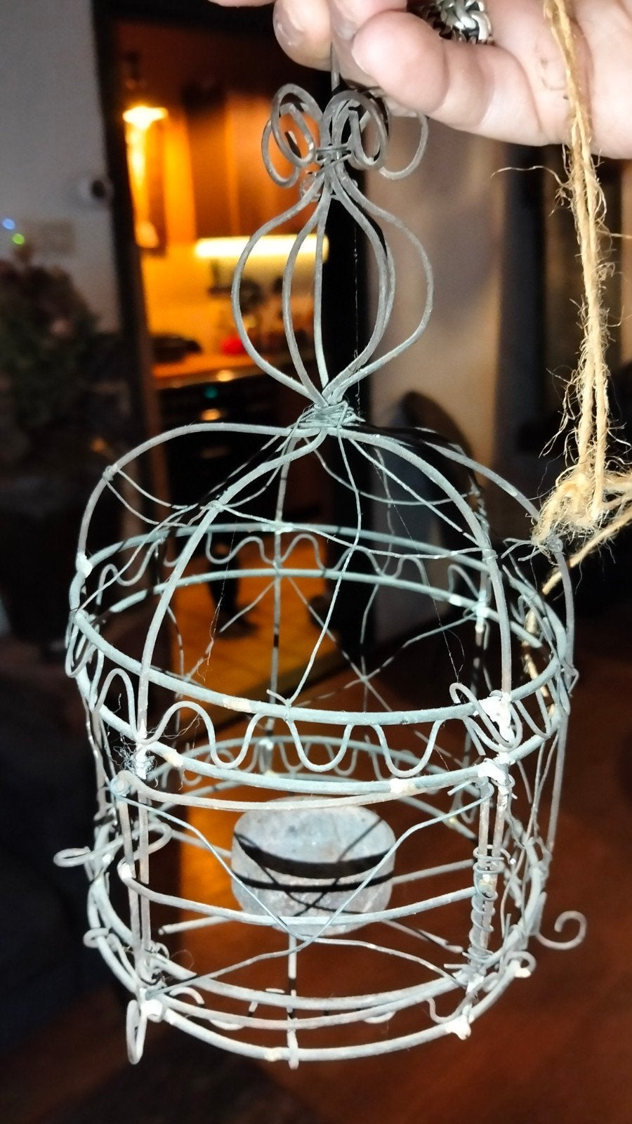 Leuk klein brocante hang kooitje, Ophalen of Verzenden