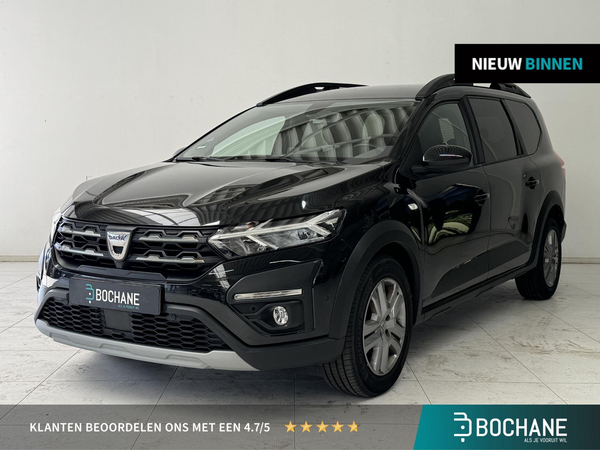 Dacia Jogger 1.0 TCe Bi-Fuel Comfort 5p. | Navigatie | Camer, Auto's, Gebruikt, Met garantie (alle), Zwart, Origineel Nederlands