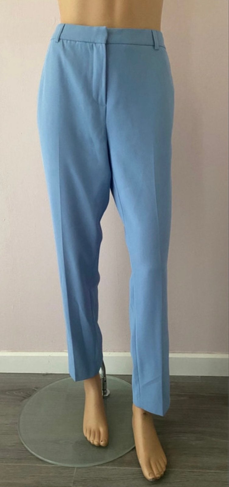 Fabienne Chapot Merel Broek - Lichtblauw Polyester, Maat 38/40 (M), Blauw, Ophalen of Verzenden, Zo goed als nieuw