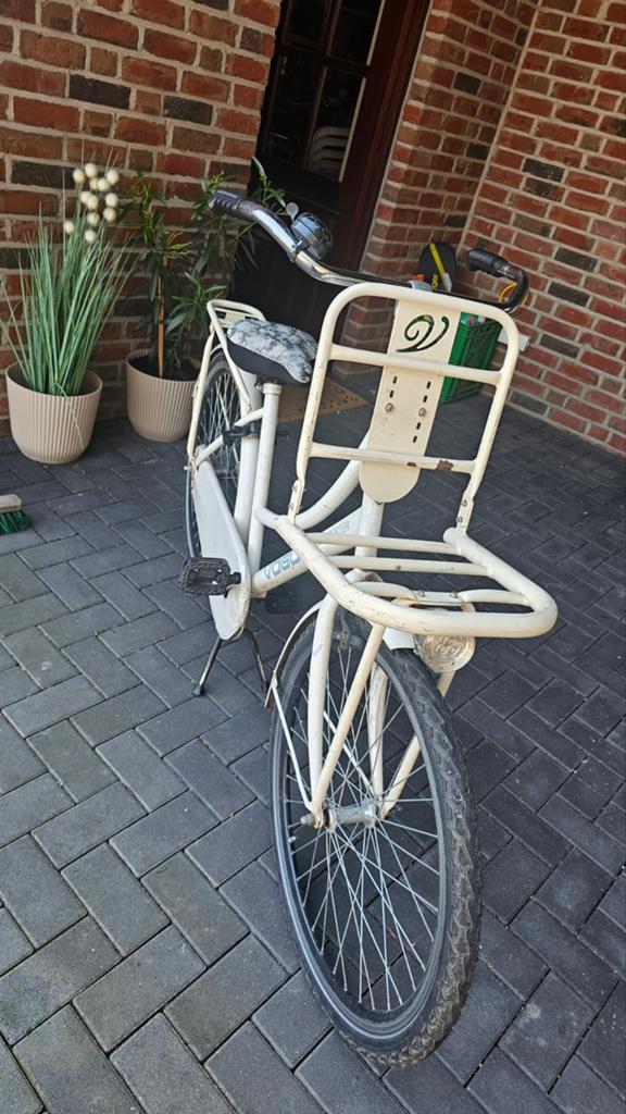 Vogue Transportfiets Dames 26 inch - Crème, Overige merken, Gebruikt, Velgrem, Ophalen of Verzenden