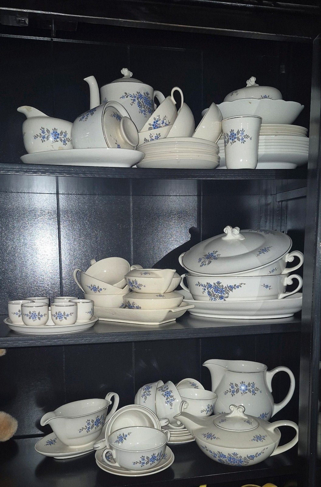 Petrus Regout Maastricht – ‘Vergeet-me-niet’ servies, Antiek en Kunst, Ophalen of Verzenden