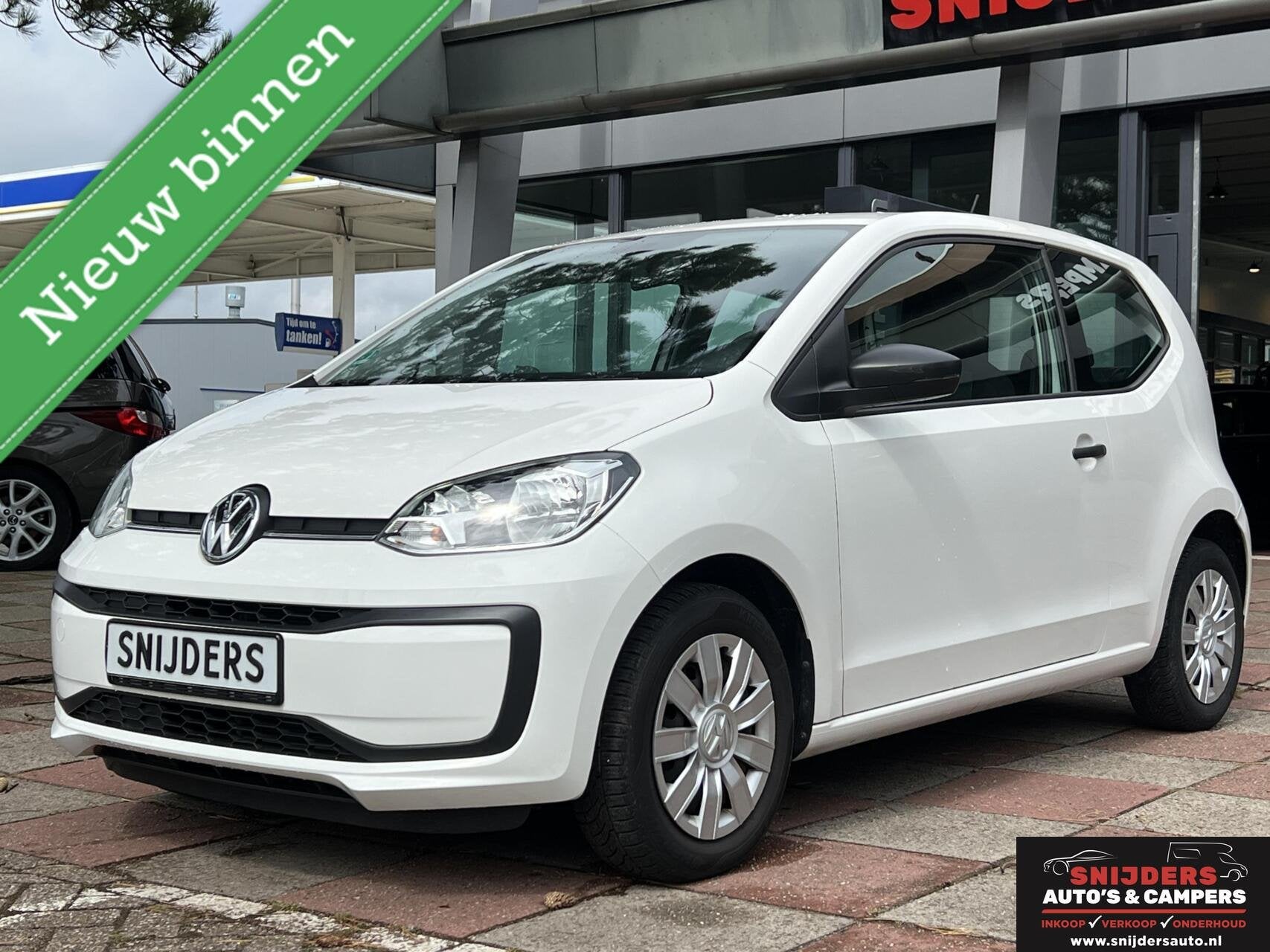 Volkswagen Up! 1.0 take up! nieuw model 6 mnd garantie, Auto's, Voorwielaandrijving, Stof, Gebruikt, Up!