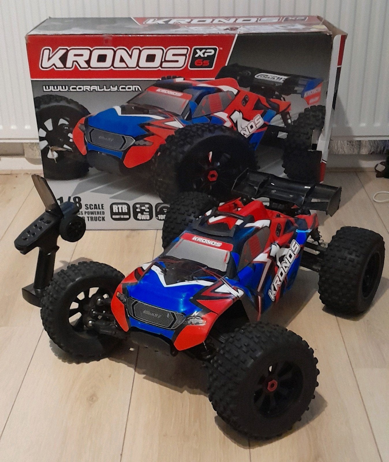 Team Corally Kronos xp 6S 1:8 7075 alu center braces, Elektro, Auto offroad, Ophalen of Verzenden, Zo goed als nieuw