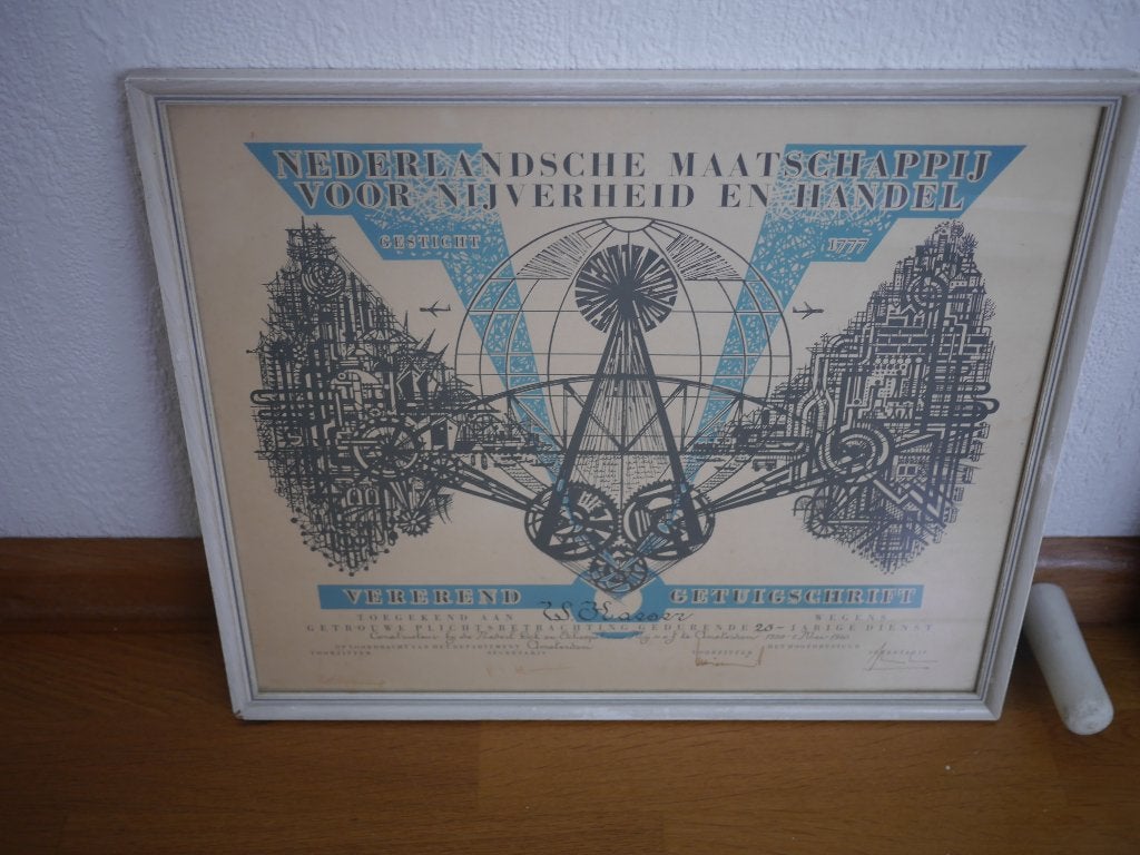 Nederlandse Maatschappij voor Nijverheid en handel (Litho), Antiek en Kunst, Ophalen of Verzenden