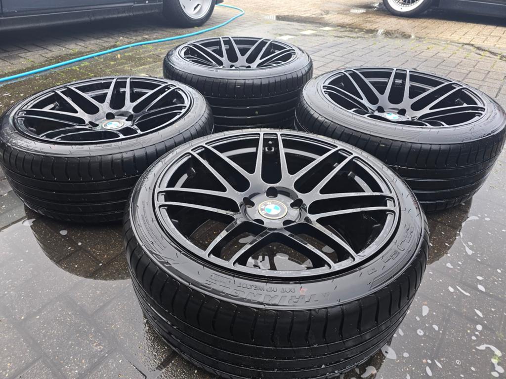 e39/e38/e60/e61/e63 19 inch Haxer Concave Breedset..5x120, Ophalen, Gebruikt, BMW