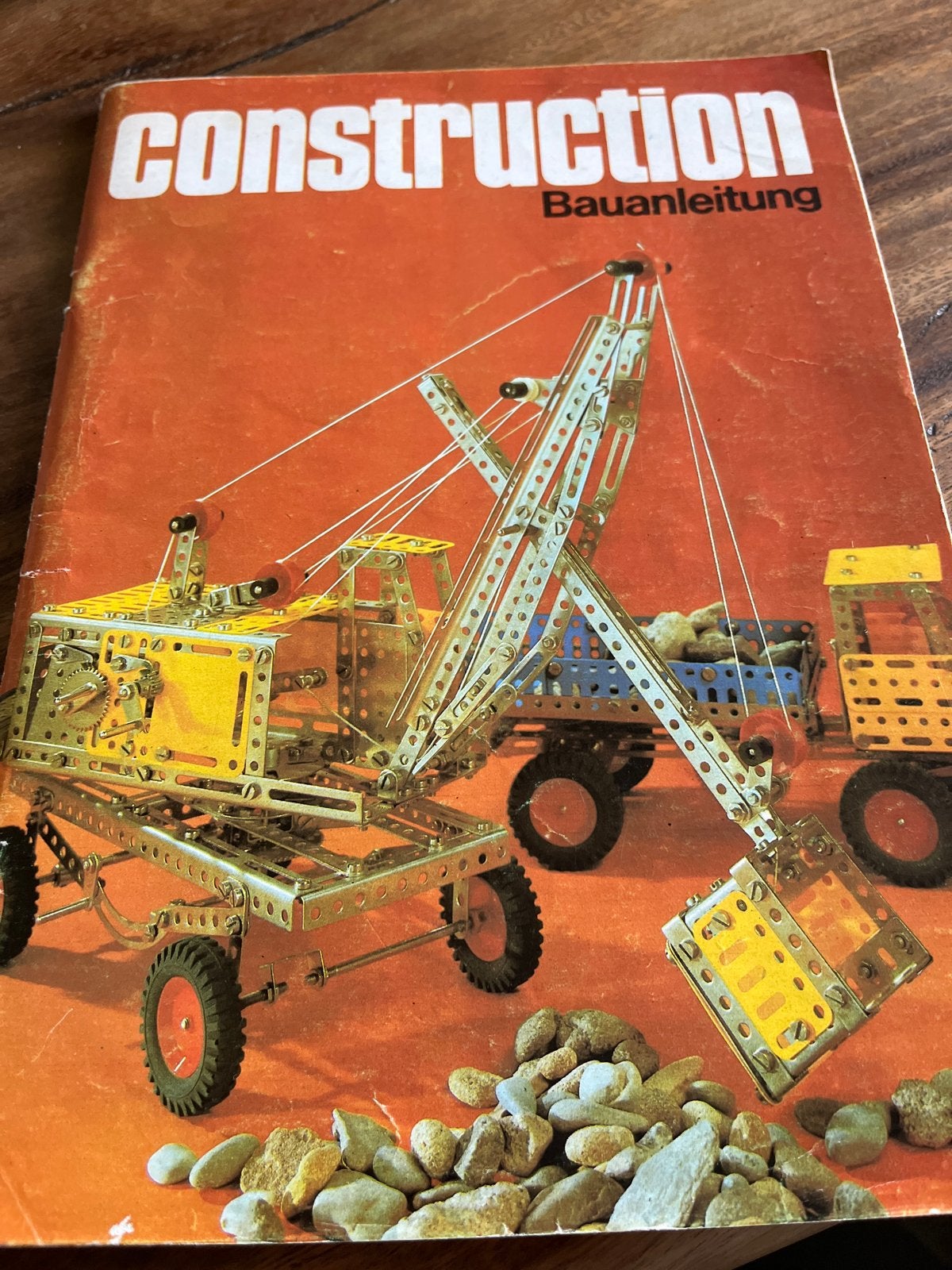 Vintage Construction Bouwinstructieboek - Technisch Speelgoe, Ophalen of Verzenden, Gebruikt