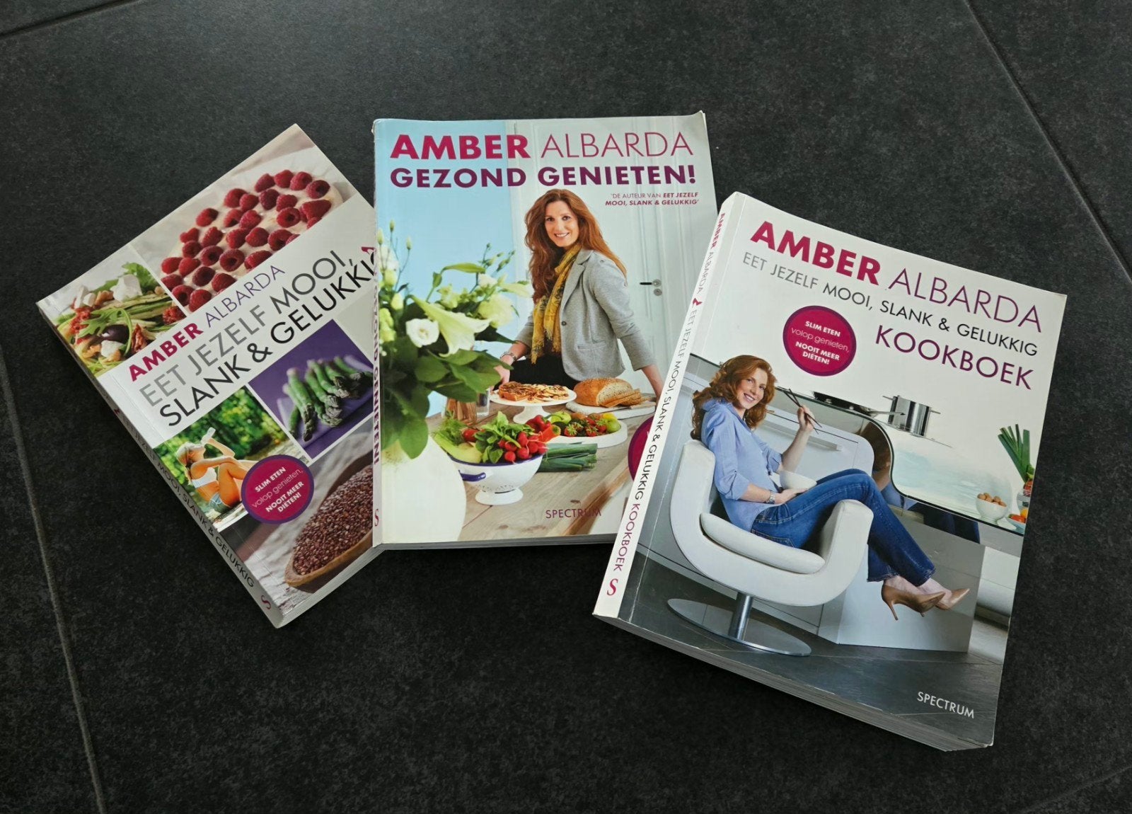 Amber Albarda kookboeken set - Gezond en lekker eten, Ophalen of Verzenden, Gelezen, Amber Albarda, Gezond koken