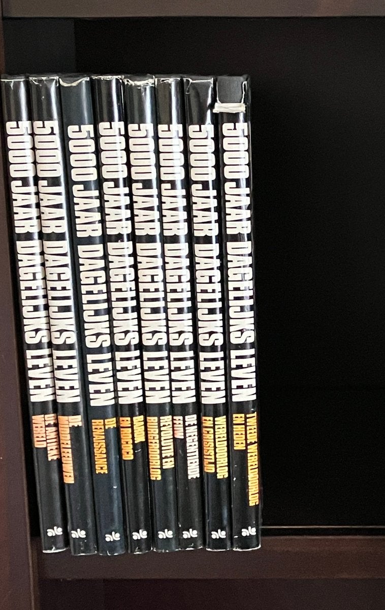 500 jaar dagelijks leven - 8 delen, Boeken, Encyclopedieën, Ophalen of Verzenden, Gelezen, Algemeen, Complete serie