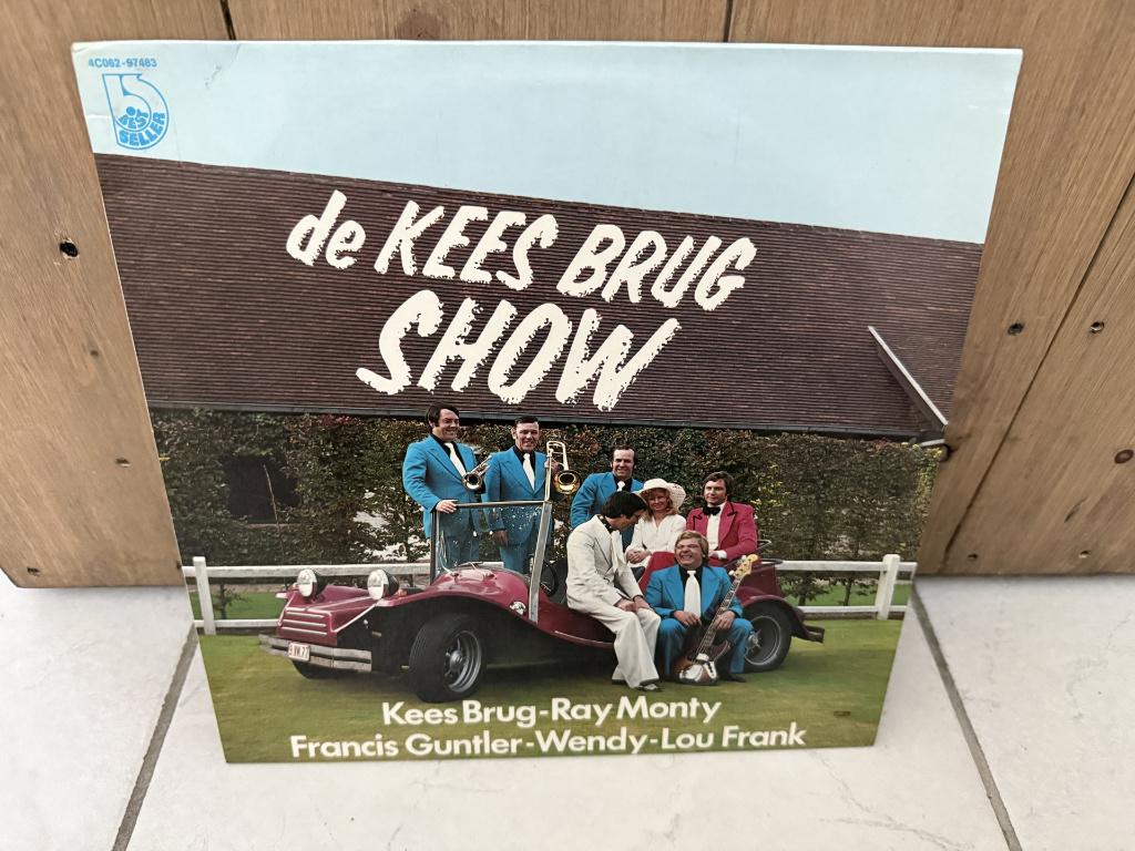 LP -de Kees Brug Show -  piraten topper, Overige formaten, Ophalen of Verzenden, Zo goed als nieuw, Levenslied of Smartlap