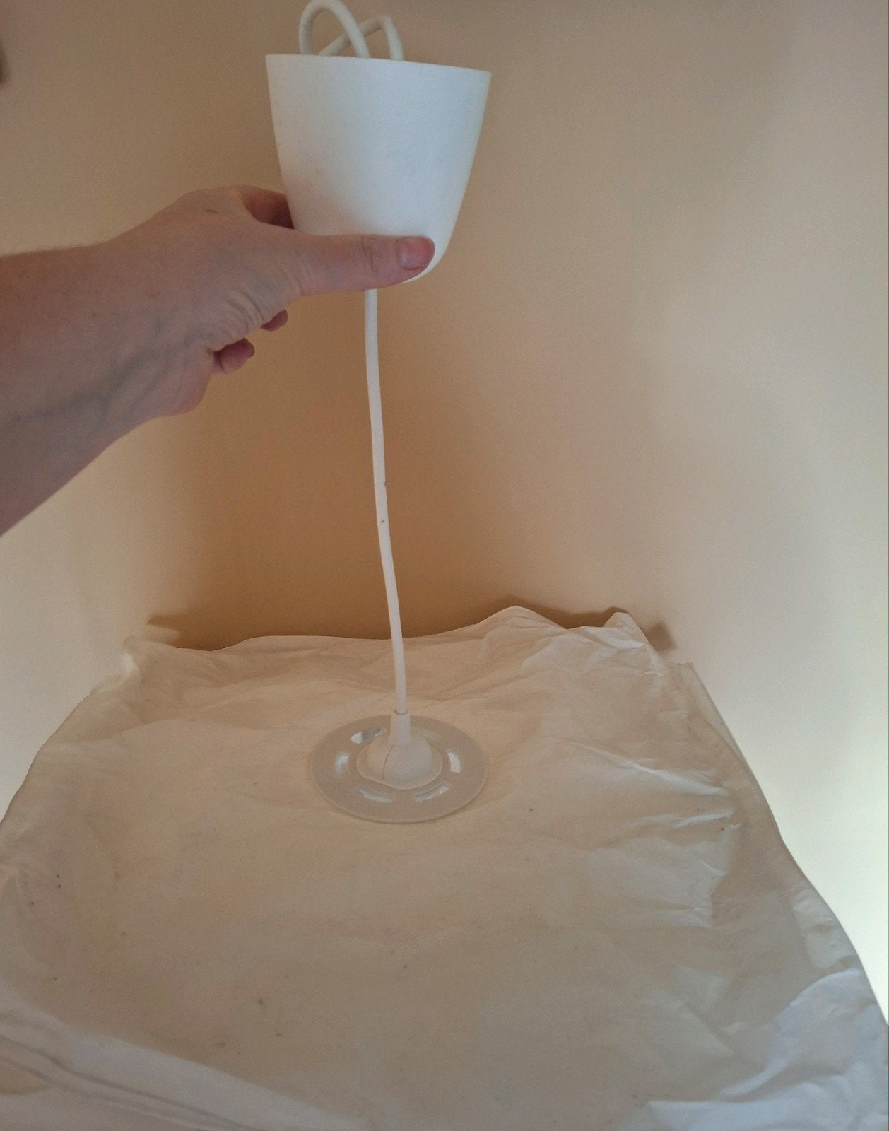 Ikea hanglamp KRUSNING, Hanglamp, Wit, Ophalen of Verzenden, Overige vormen