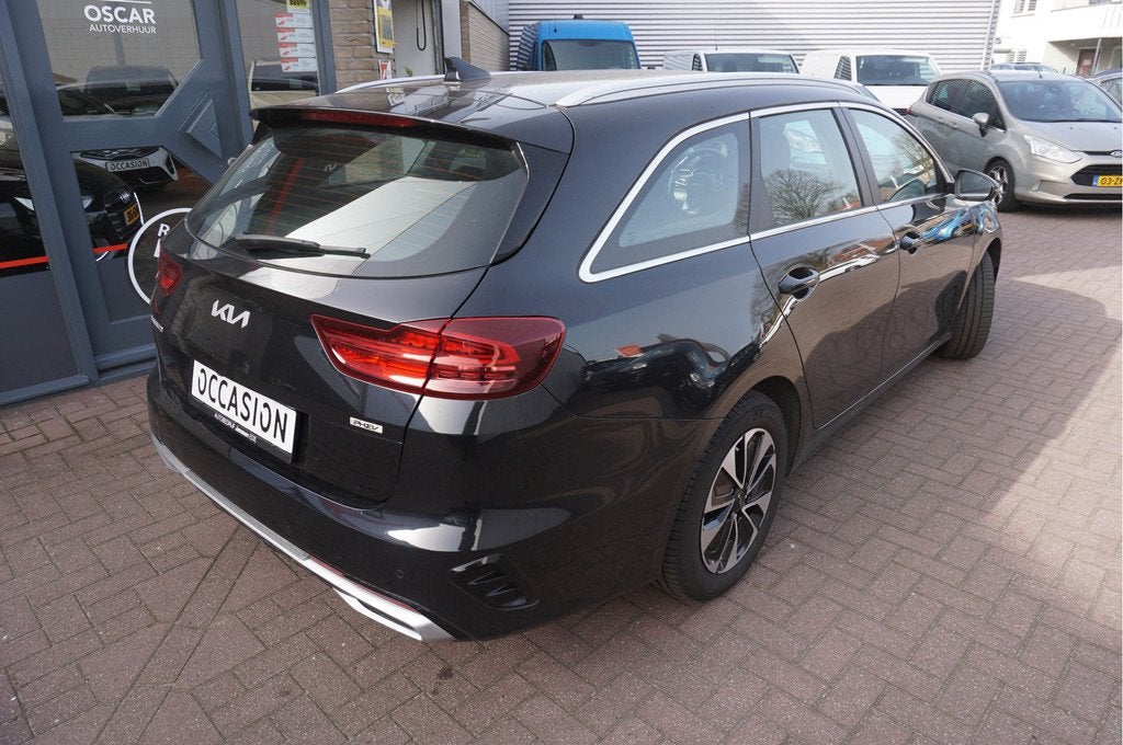 Kia Ceed Sportswagon 1.6 GDI PHEV DynamicLine Automaat, Gebruikt, Zwart, Automatische klimaatregeling, Zwart