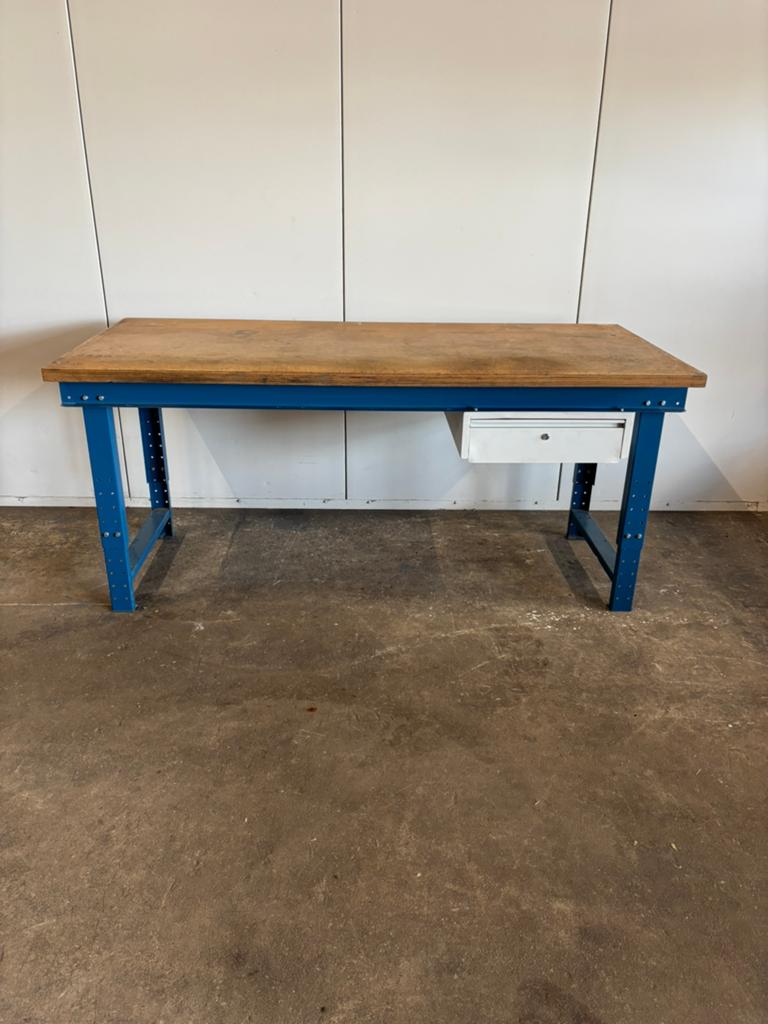 Werkbank 200cm / werktafel / werkbanken / inpaktafel, Ophalen, Gebruikt, ., 170 cm of meer