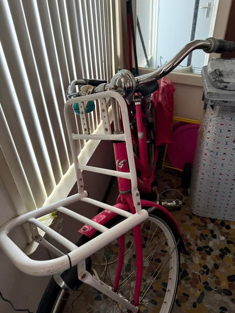 Roze transportfiets sparta, Fietsen en Brommers, Fietsen | Bakfietsen, Ophalen, Gebruikt, Goederen, Overige merken