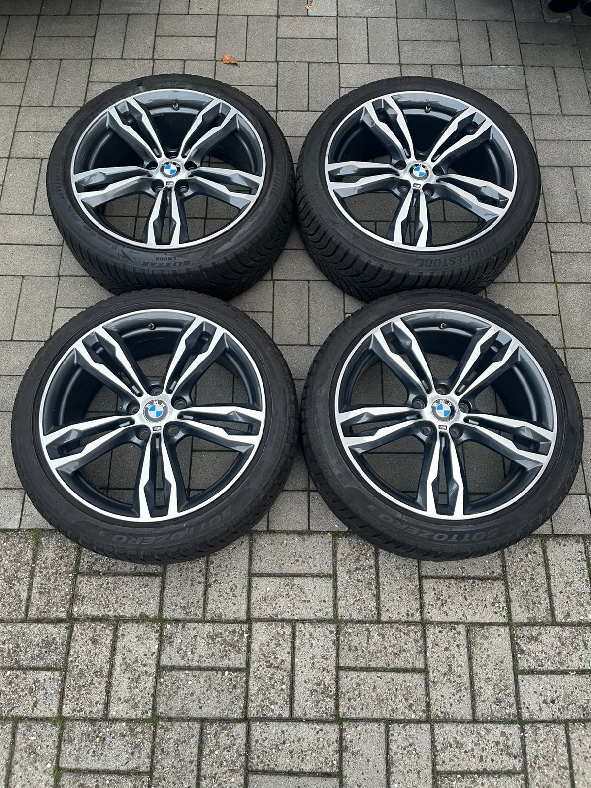 19 inch BMW Styling 572 M velgen winterbanden X1 F48 X2 F39, Auto-onderdelen, 19 inch, Banden en Velgen, 225 mm, Winterbanden