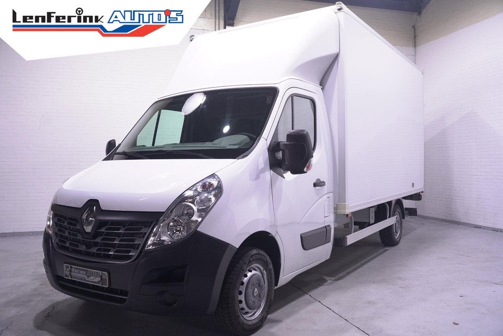 Renault Master T35 2.3 dCi 130pk bakwagen hollandia laadlift, Voorwielaandrijving, Euro 5, Gebruikt, Zwart